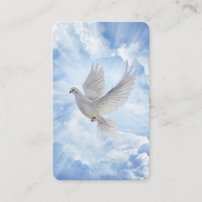 Dove Prayer Card - After Glow (Front)