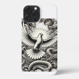Dove snake pit tattoo design  iPhone 13 pro max case