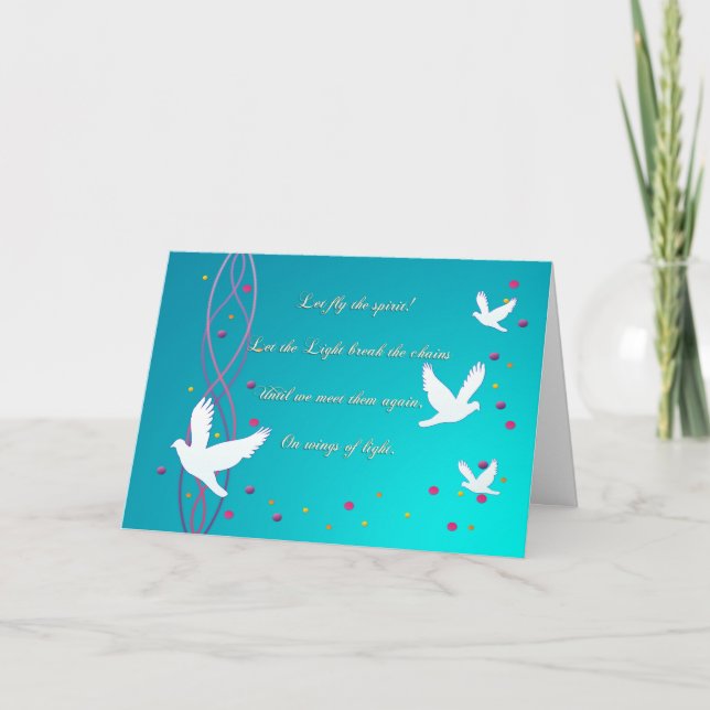 Dove Sympathy Card (Front)