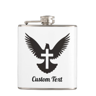 Dove with Cross Flask