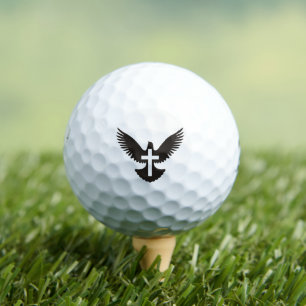Dove with Cross Golf Balls