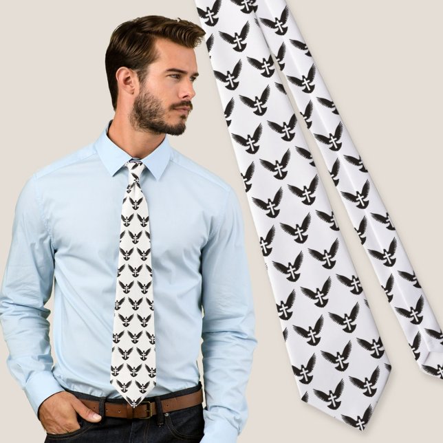 Dove with Cross Neck Tie (Creator Uploaded)