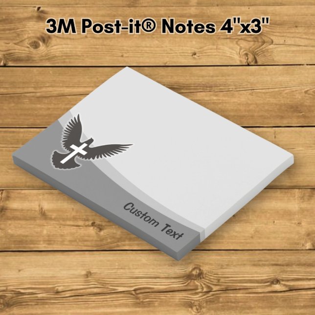 Dove with Cross Post-it Notes (Creator Uploaded)