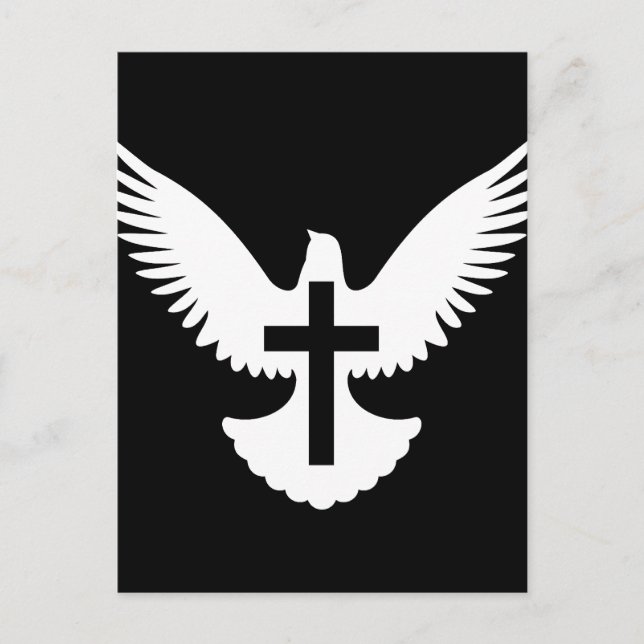 Dove with Cross Postcard (Front)