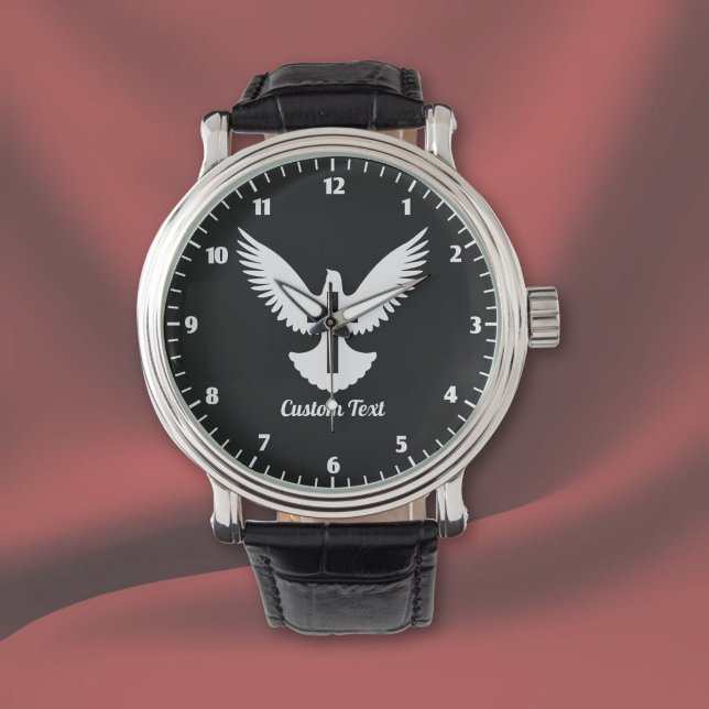 Dove with Cross Wrist Watch (Creator Uploaded)
