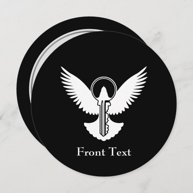 Dove with Key Invitation (Front/Back)