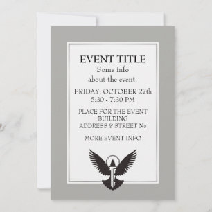 Dove with Key Invitation