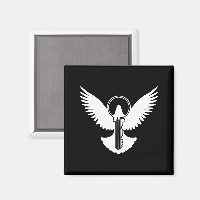 Dove with Key Magnet (Front/Back)