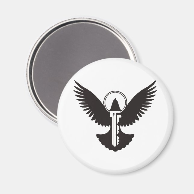 Dove with Key Magnet (Front/Back)