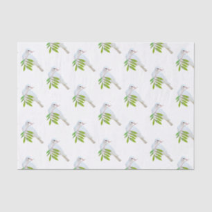 Dove with Olive Branch Tissue Paper