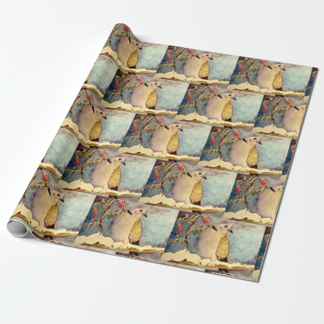 Dove wrapping paper (Unrolled)