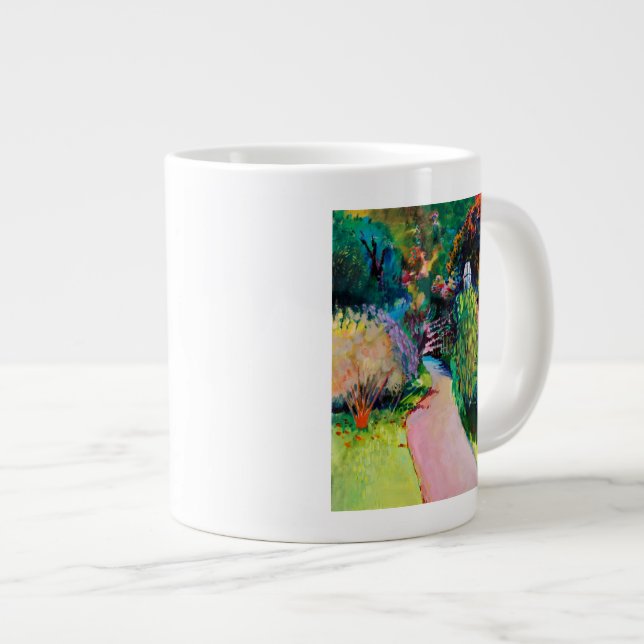 Dovecote Exotic Large Coffee Mug (Front Right)