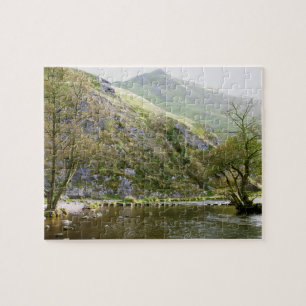 Dovedale Derbyshire, Peak District souvenir photo Jigsaw Puzzle