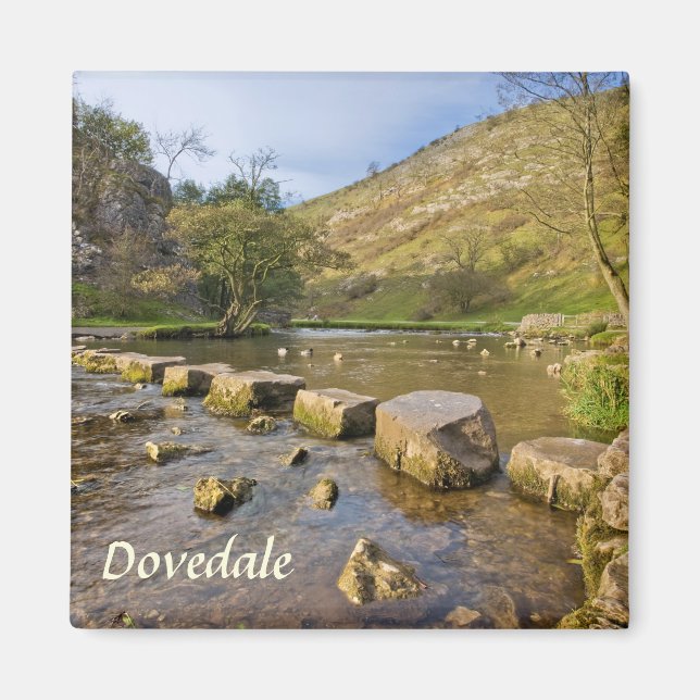 Dovedale, Derbyshire Peak District souvenir photo Magnet (Front)