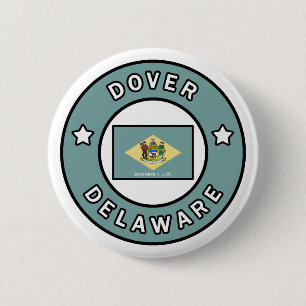 Dover Delaware 6 Cm Round Badge