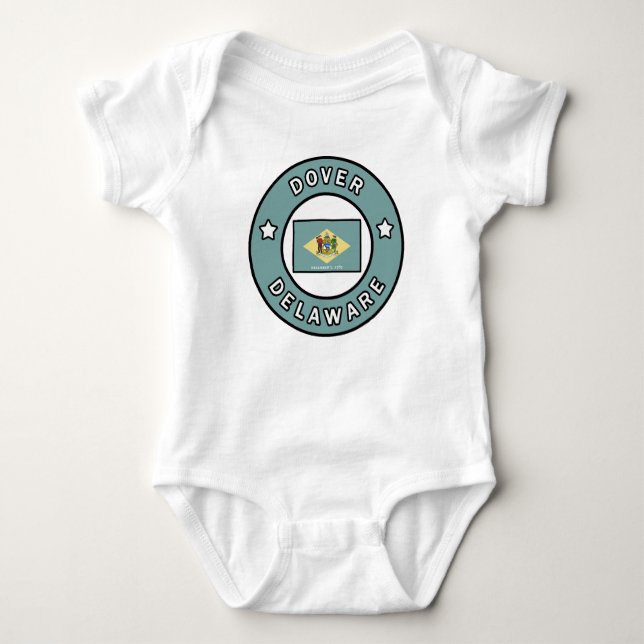 Dover Delaware Baby Bodysuit (Front)