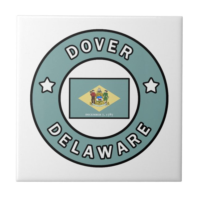 Dover Delaware Ceramic Tile (Front)