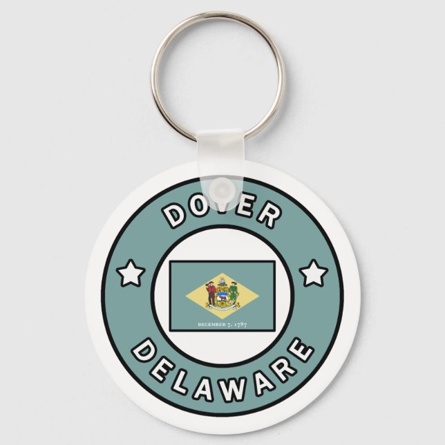 Dover Delaware Key Ring (Front)