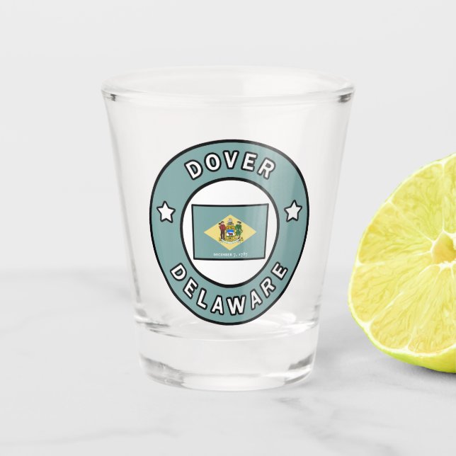 Dover Delaware Shot Glass (Front)