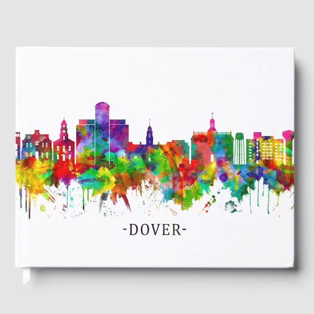 Dover Delaware Skyline Guest Book (Front)