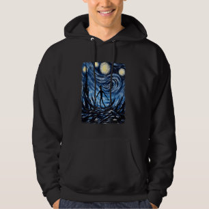 Dover Demon Cryptid Cryptozoology Starry Night Pai Hoodie
