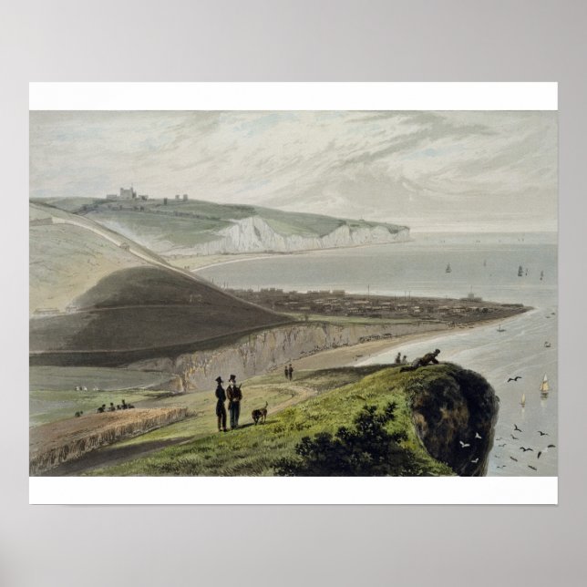 Dover, from Shakespeare's Cliff, from 'A Voyage Ar Poster (Front)