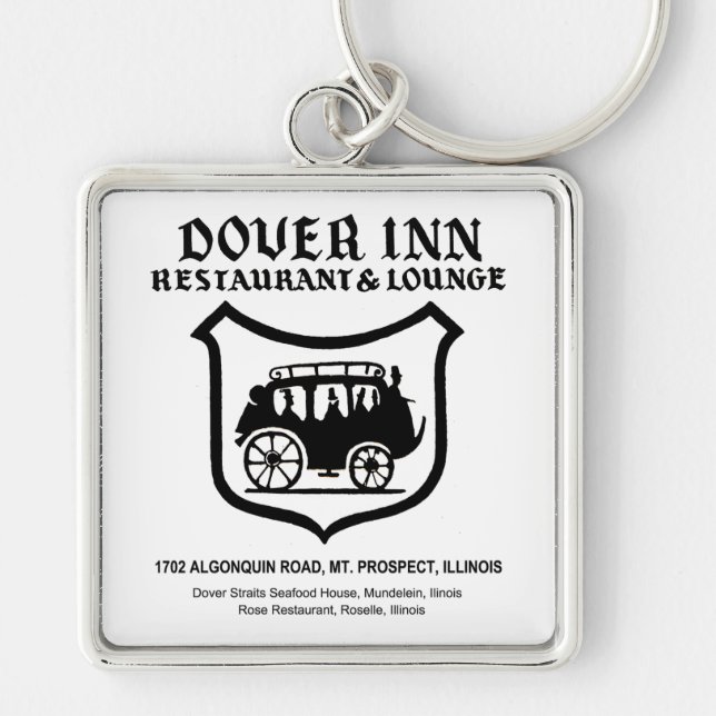 Dover Inn Restaurant, Mt. Prospect, IL Key Ring (Front)