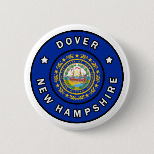 Dover New Hampshire 6 Cm Round Badge