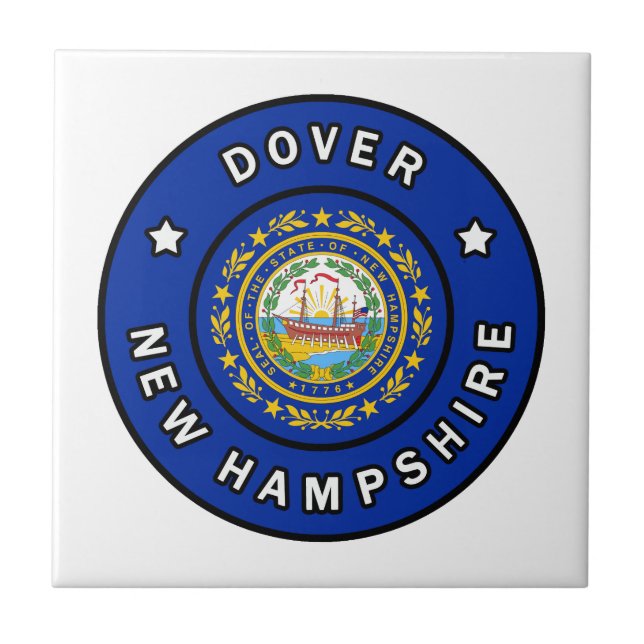 Dover New Hampshire Ceramic Tile (Front)