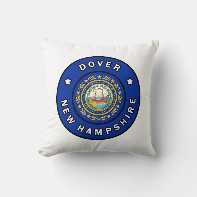 Dover New Hampshire Cushion (Front)