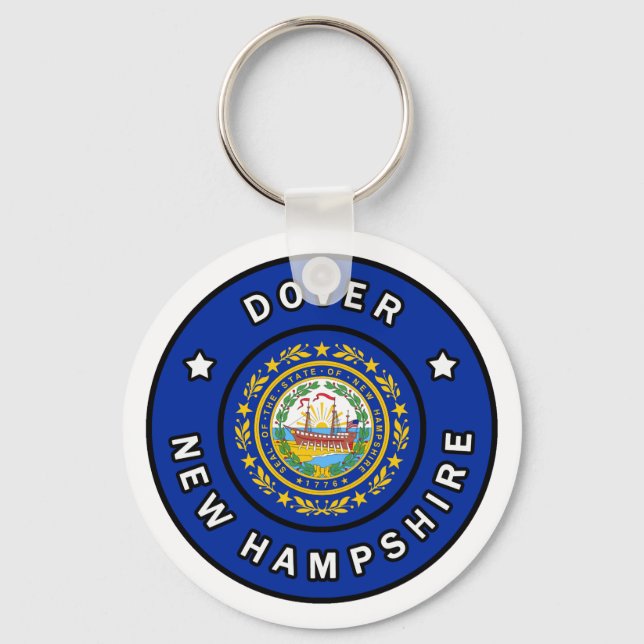 Dover New Hampshire Key Ring (Front)