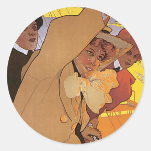 Dover-Ostend Line Classic Round Sticker