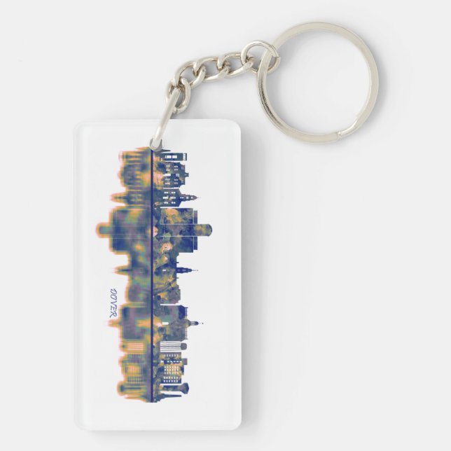 Dover Skyline Key Ring (Back)