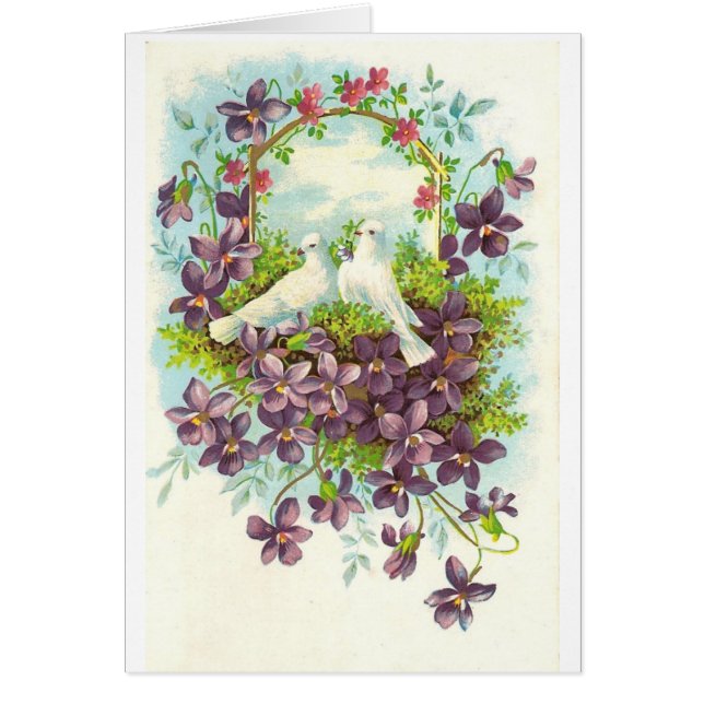 Doves and flowers (Front)