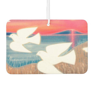Doves Flying Car Air Freshener