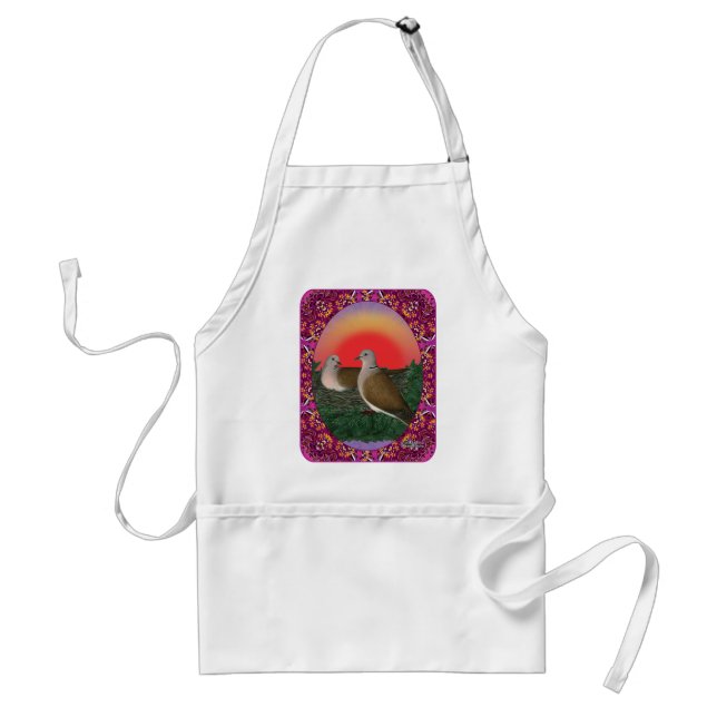 Doves Framed Standard Apron (Front)