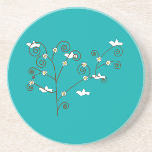 Doves in a Tree Coaster
