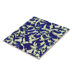 Doves in Flight Ceramic Tile