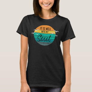 Doves It is Well with My Soul Christian Jesus Vint T-Shirt