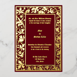 Doves On Floral Vine Foliage Border