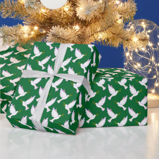 Doves wrapping paper