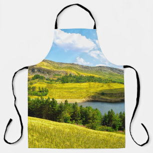 Dovestone Reservoir in the summer sunshine Apron