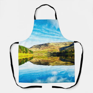 Dovestone Reservoir in winter Apron