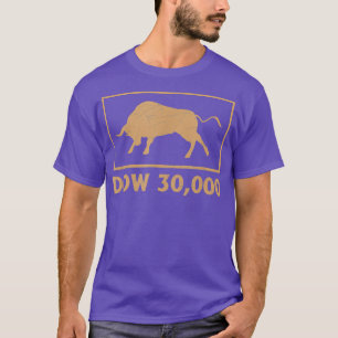 Dow 30000 Market Bull Investor Trading Stock T-Shirt