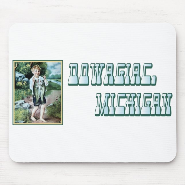 Dowagiac Michigan Mouse Pad (Front)
