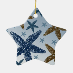 Down by the Sea Starfish Ceramic Tree Decoration