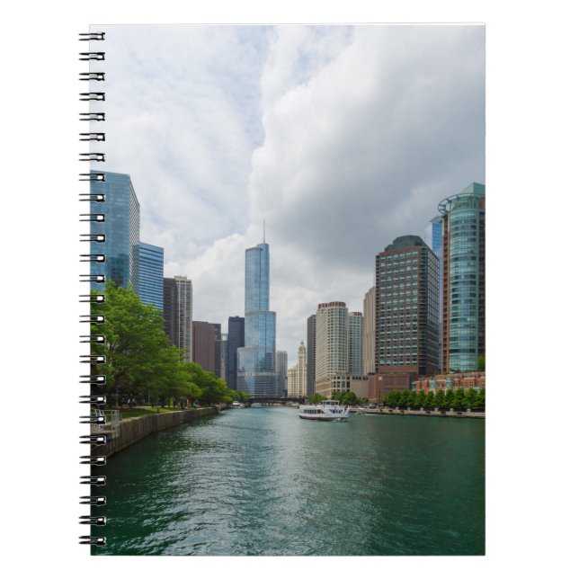 Down Chicago River Notebook (Front)