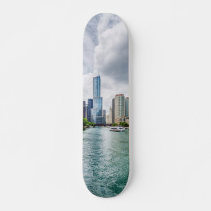 Down Chicago River Skateboard