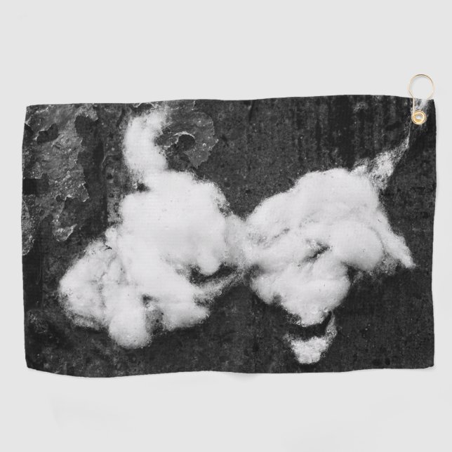 down fluffy golf towel (Horizontal)