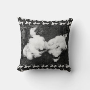 down fluffy throw pillow